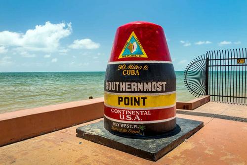 Southernmost Point of the USA. Key west, FL